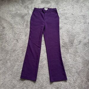 Elegant Purple Women's Trousers